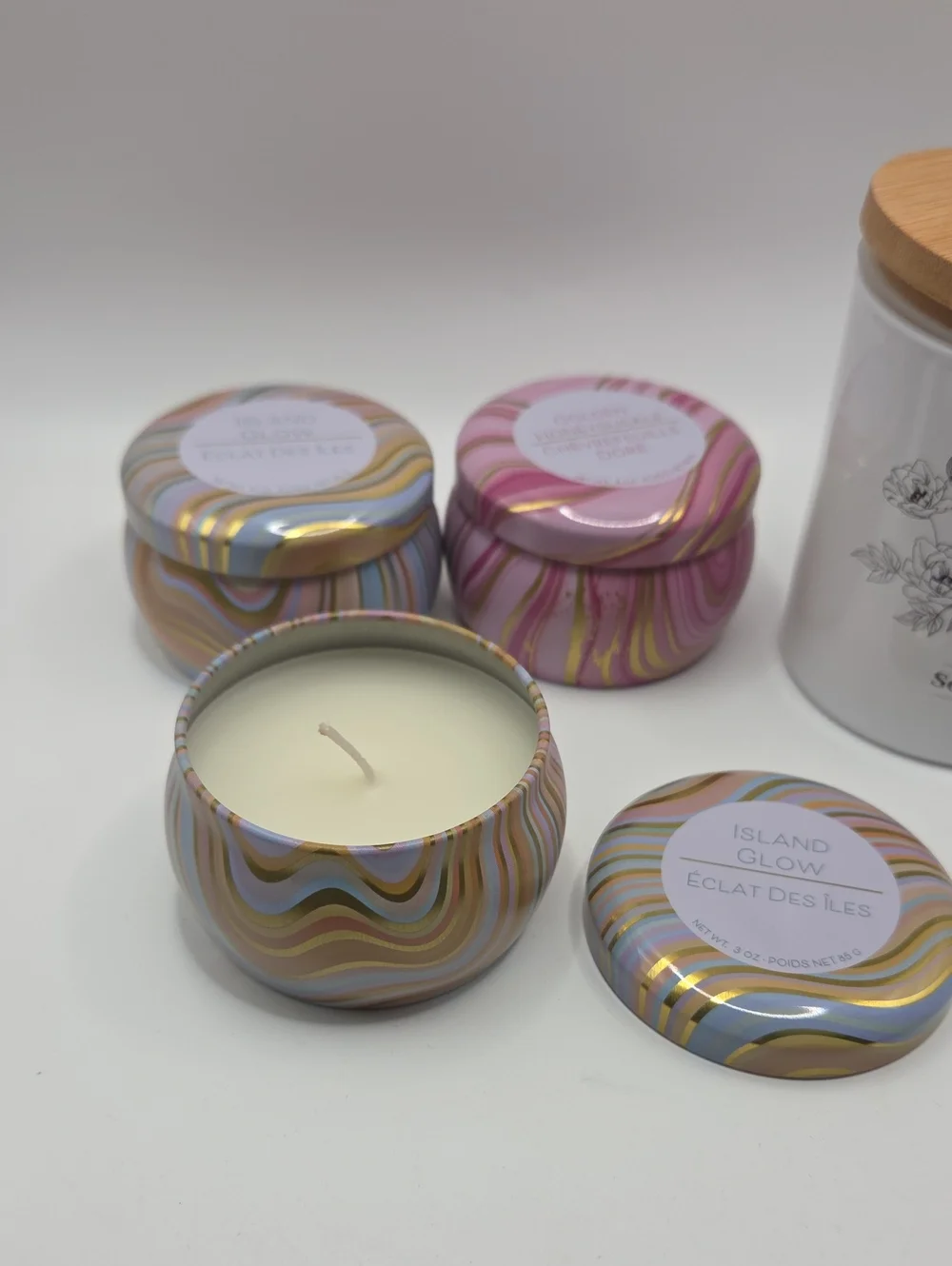 Scented Tin Candle - Multicolor And Soy Candle